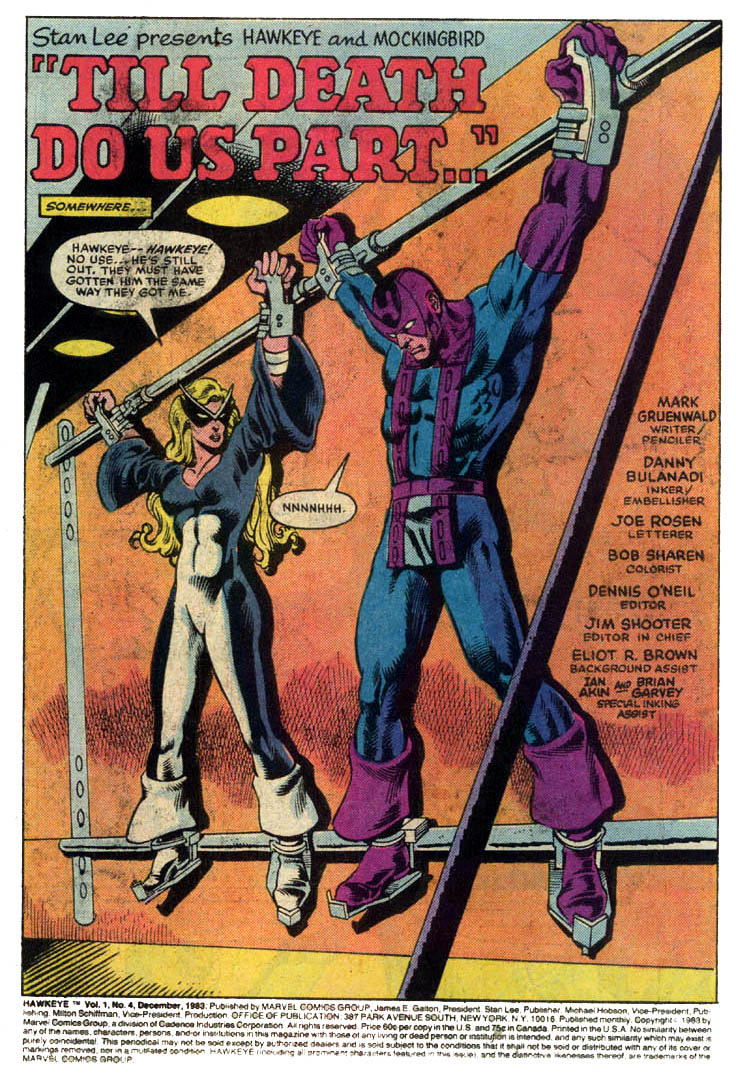 Read online Hawkeye (1983) comic -  Issue #4 - 2