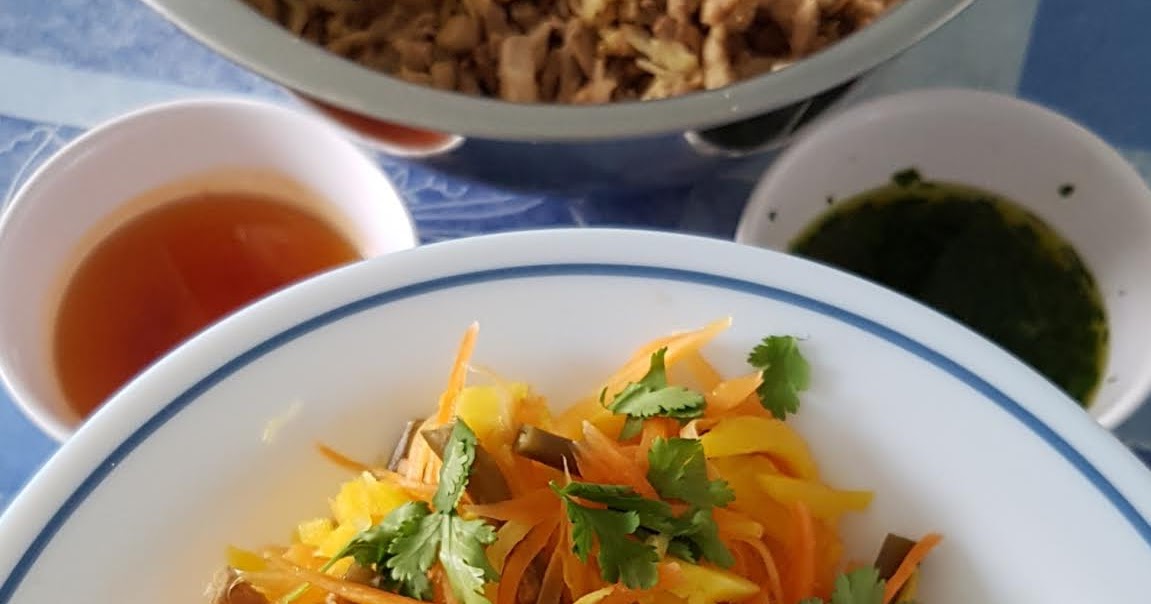 FloViCook Porc rôti et couenne de porc,à la vietnamienne " Cơm bì"