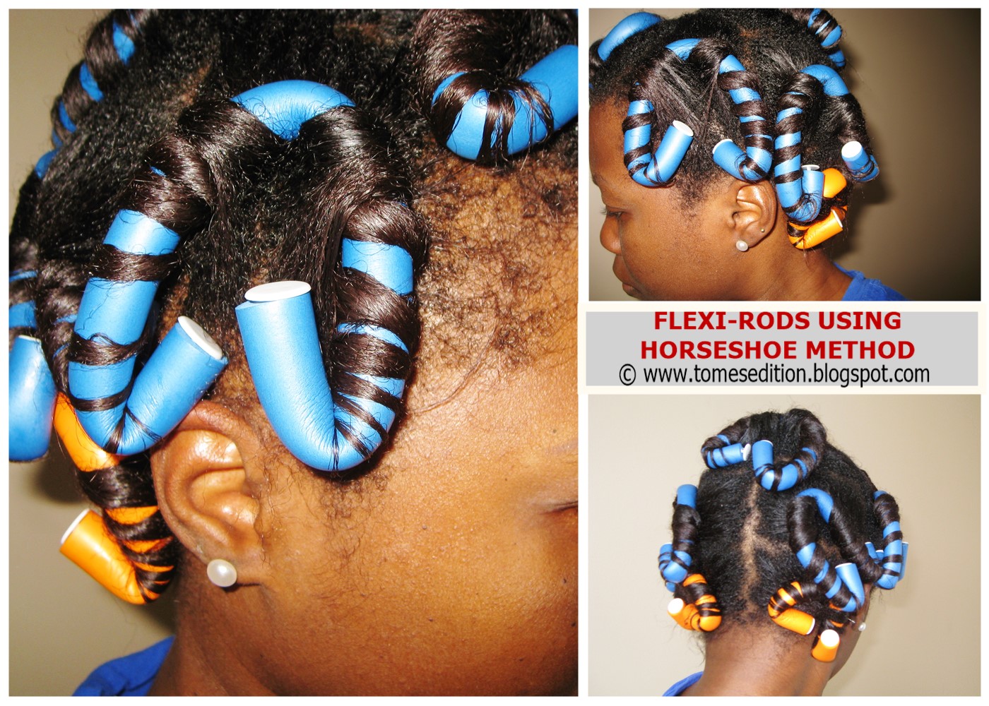 Tomes Edition Wash Day Flexi Rods Using The Horseshoe Method