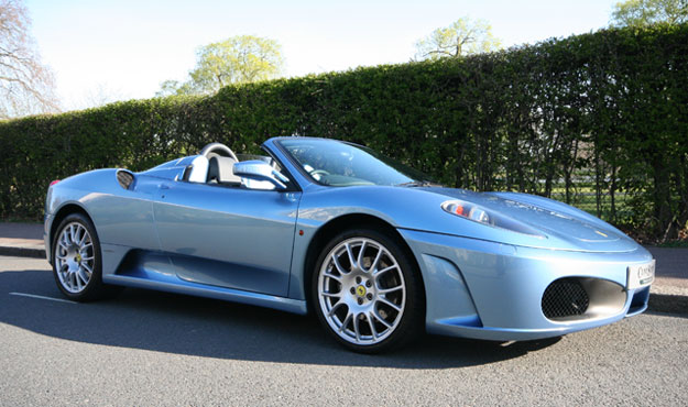 Dream Car Ferrari F430 Spider Blue