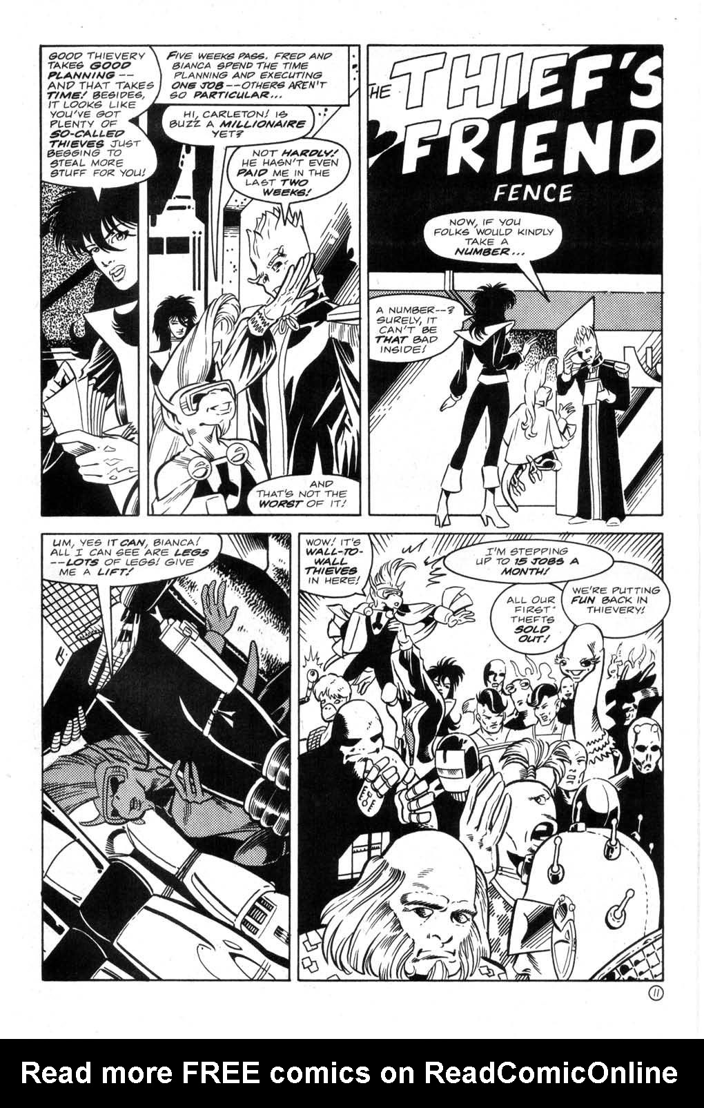 Read online Aristocratic Xtraterrestrial Time-Traveling Thieves comic -  Issue #4 - 13