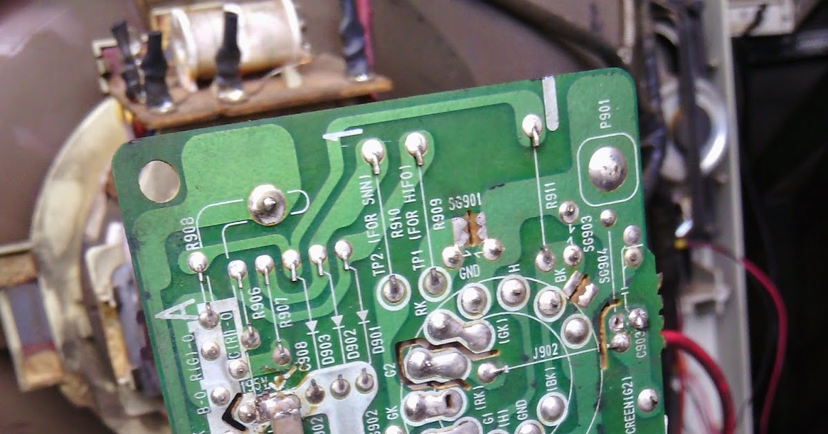 How to clear crt short in LG Flatron tv