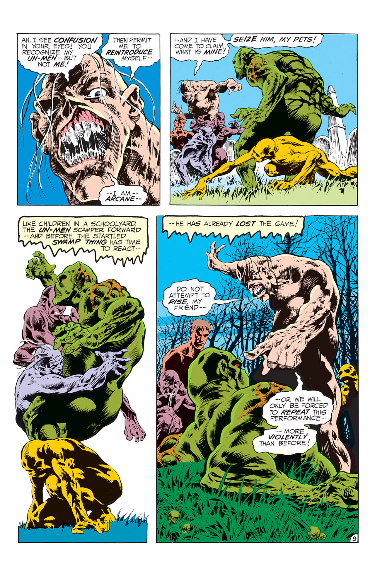 Read online Swamp Thing (1972) comic -  Issue #10 - 10