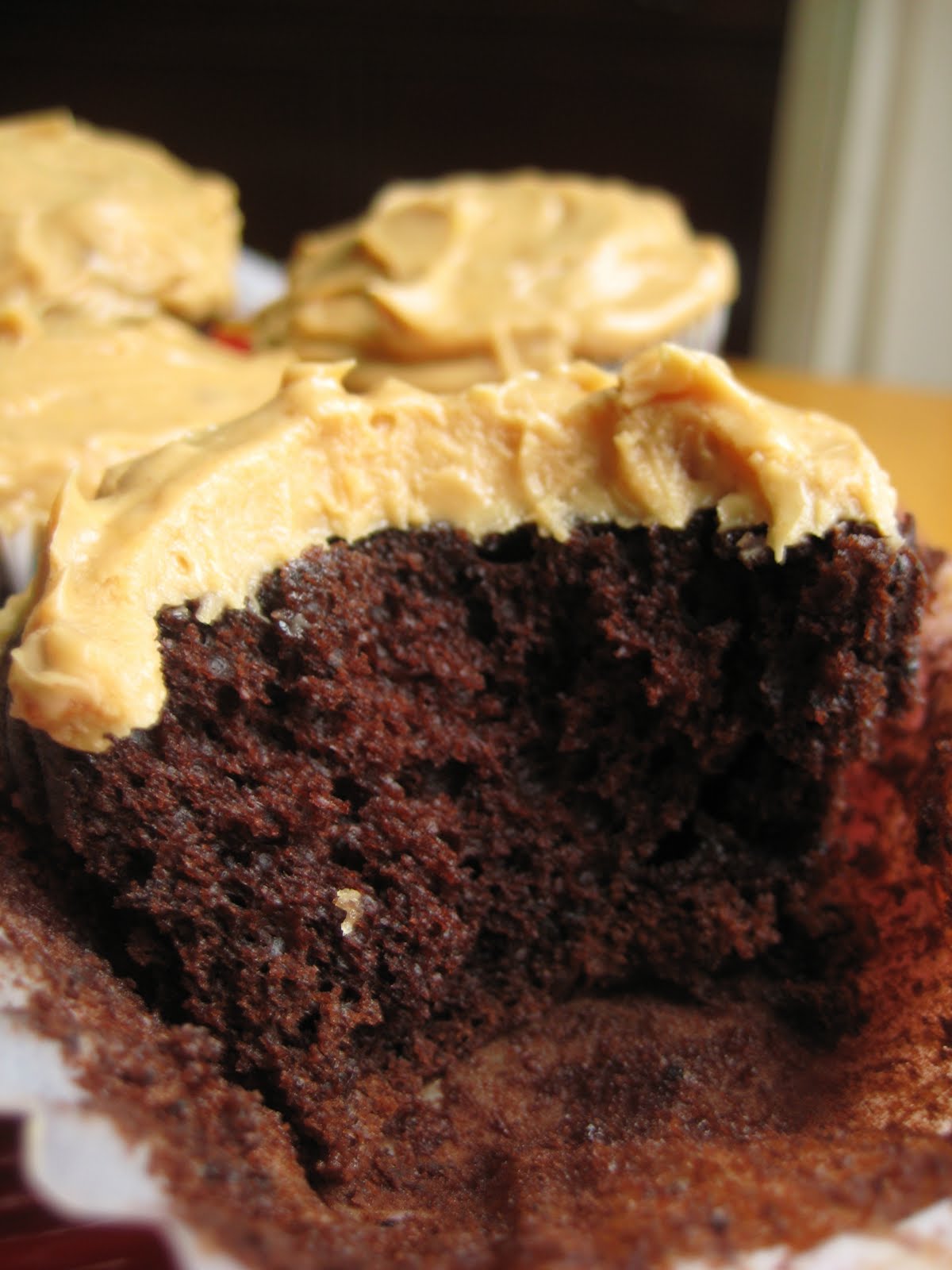 Favorite Recipes Chocolate Cupcakes and Peanut Butter Icing Barefoot