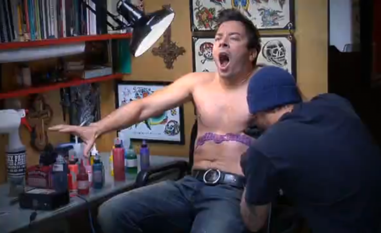 Jimmy Fallon Shirtless.