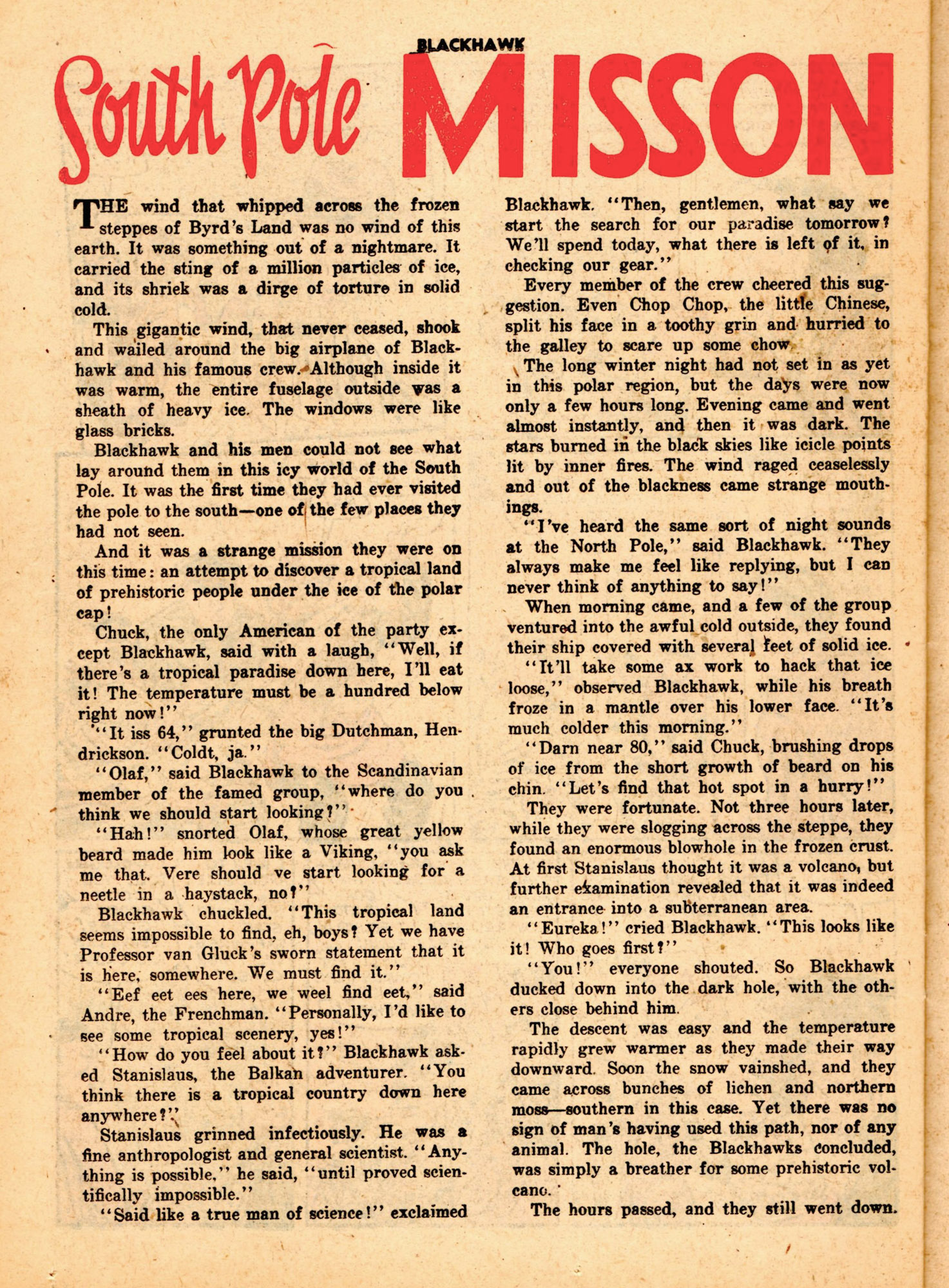 Read online Blackhawk (1957) comic -  Issue #21 - 34