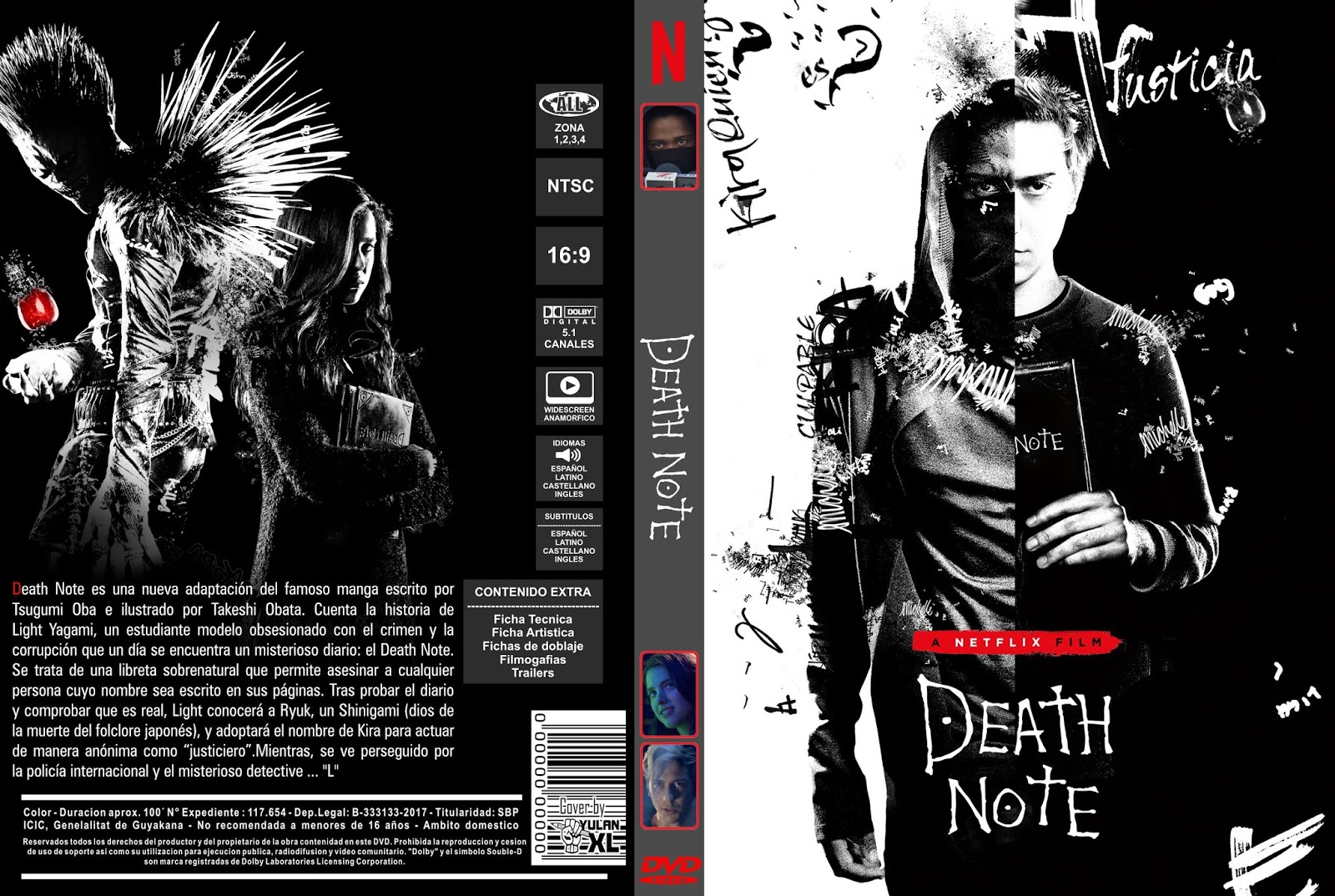 Noted back. Death Note 2017. Death Note афиша.