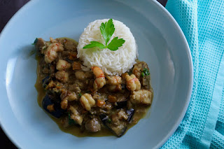 Eggplant and Shrimp Gumbo