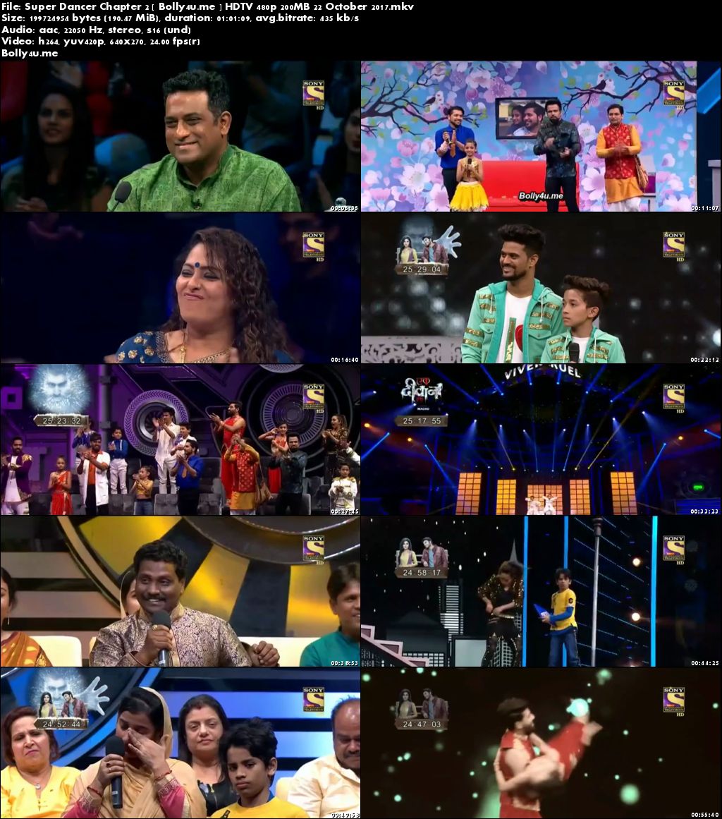 Super Dancer Chapter 2 HDTV 480p 200MB 22 October 2017 Download