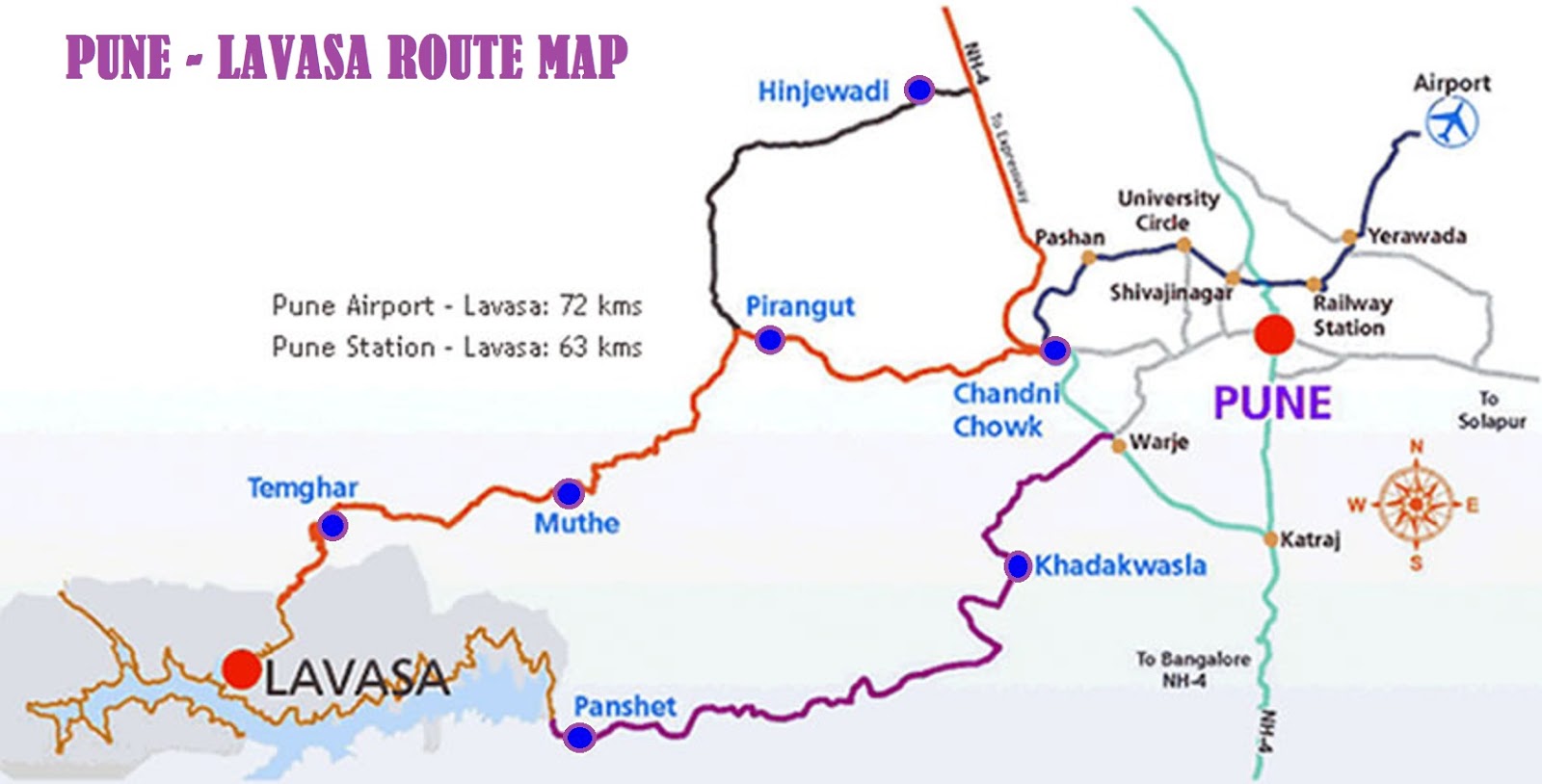 Map Of India Pune - Maps of the World