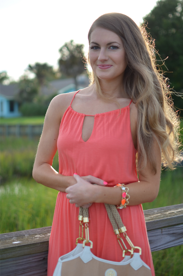 A Summer Maxi – Southern Curls & Pearls