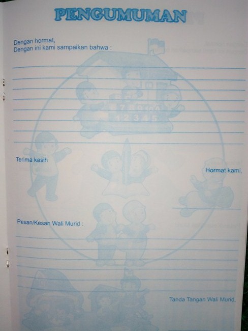 Buku Penghubung Paud Toko Buku Al Amin