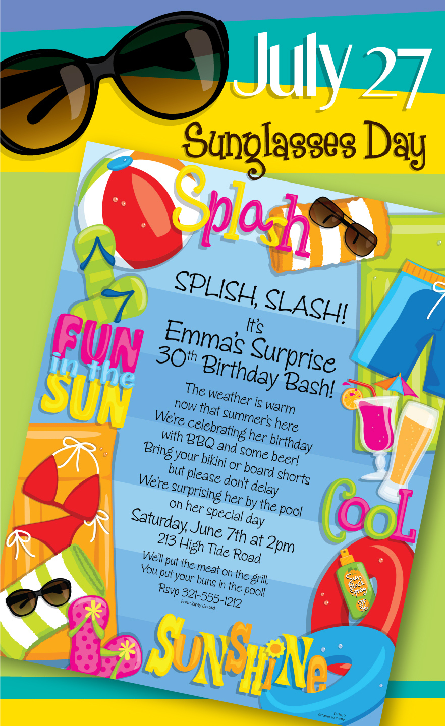 Paper So Pretty Sunglasses Day!