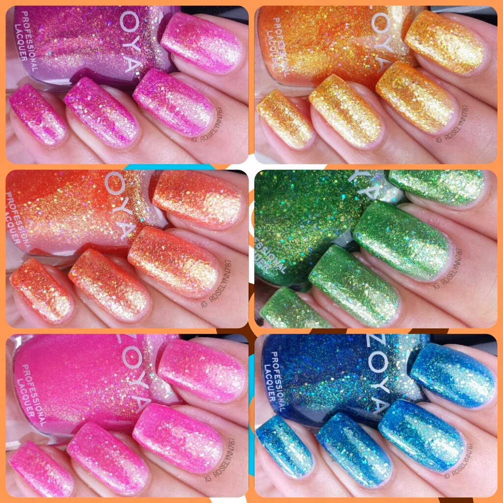 OPI Neon 2014 swatches - Nail Lacquer UK