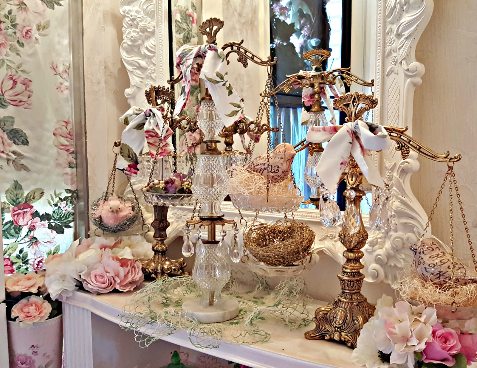 Penny's Vintage Home Repurposing a Broken Full Length Mirror Stand