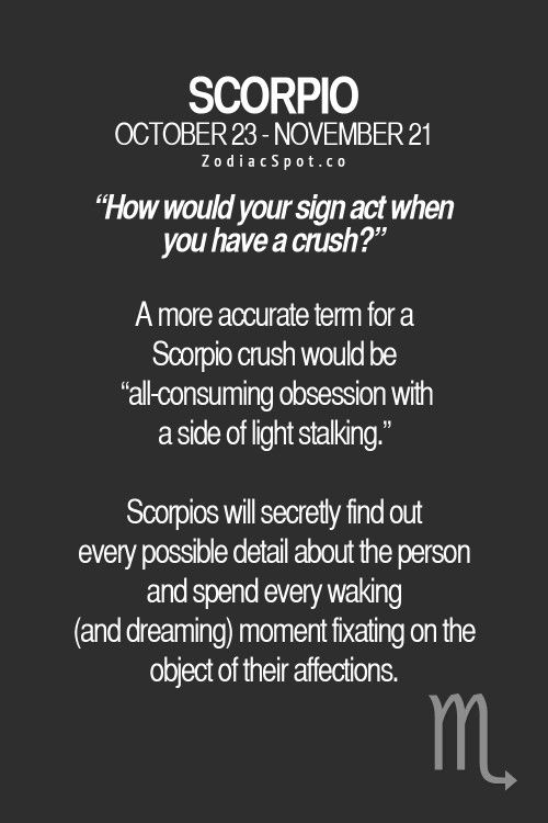 How Would Scorpio Act When They Have a Crush? | Scorpio Quotes