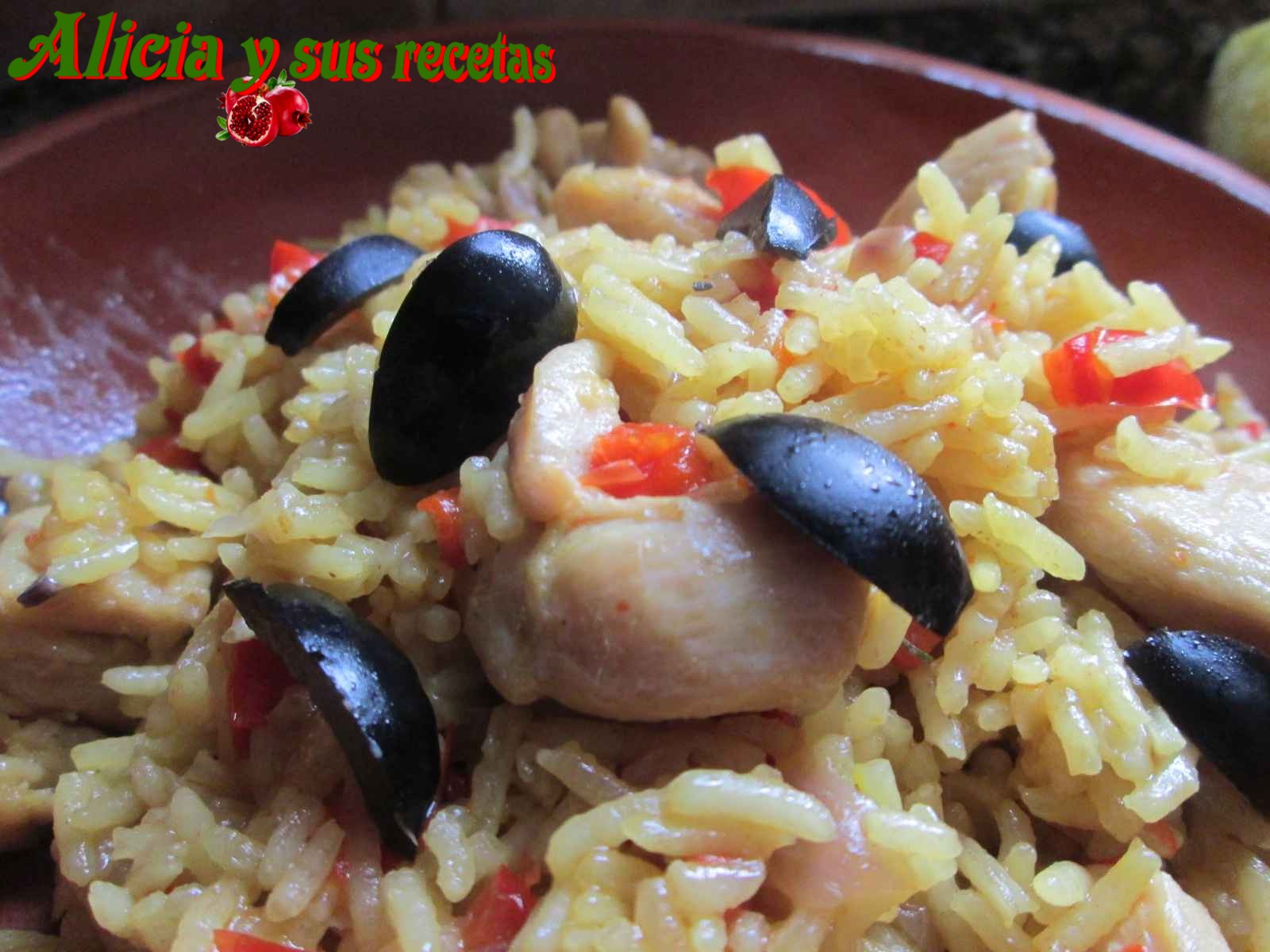 Alicia y sus recetas ARROZ PILAF CON POLLO Y ESPECIAS WOK