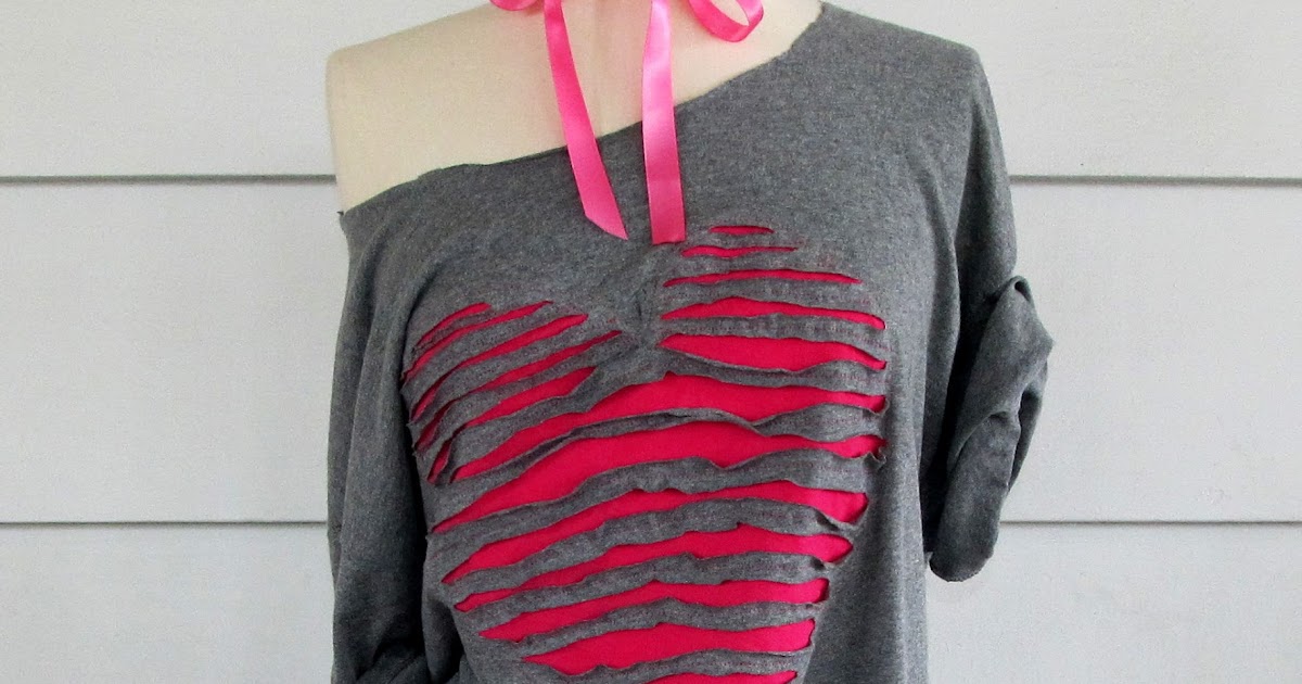 Wobisobi Re Style 56 Heart Shaped Off The Shoulder Tee Shirt