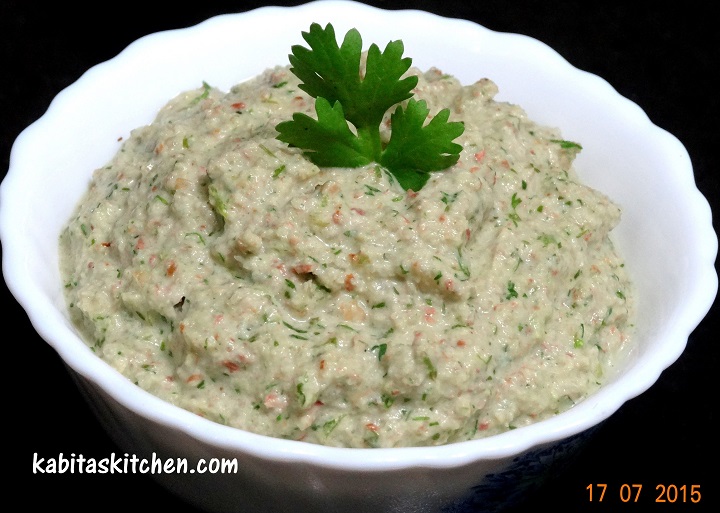 Kabita's Kitchen Peanuts Coriander ChutneyPeanut Chutney for Idli Dosa