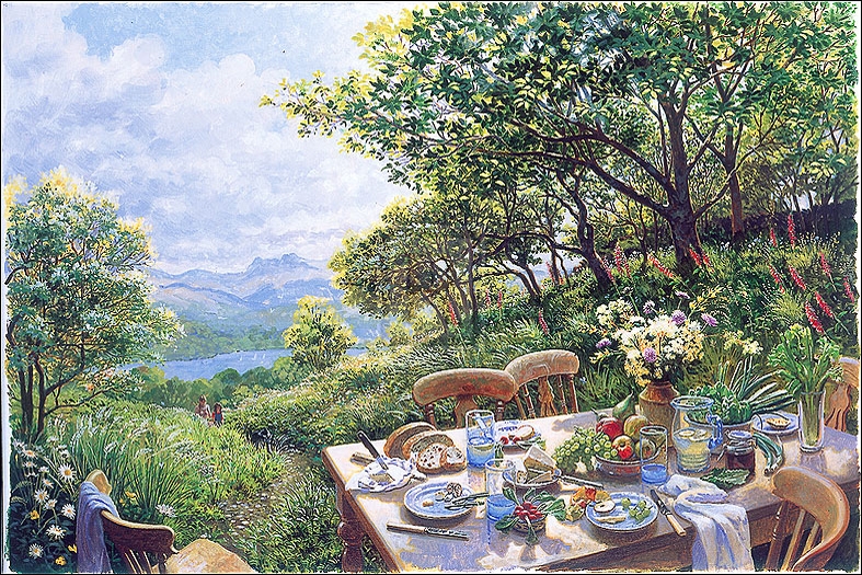 Stephen Darbishire 1940 | British Interiors and Landscape painter Stephen Darbishire 1940 | British Interiors and Landscape painter