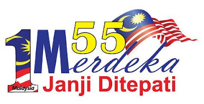 Logo Hari Merdeka ke-55