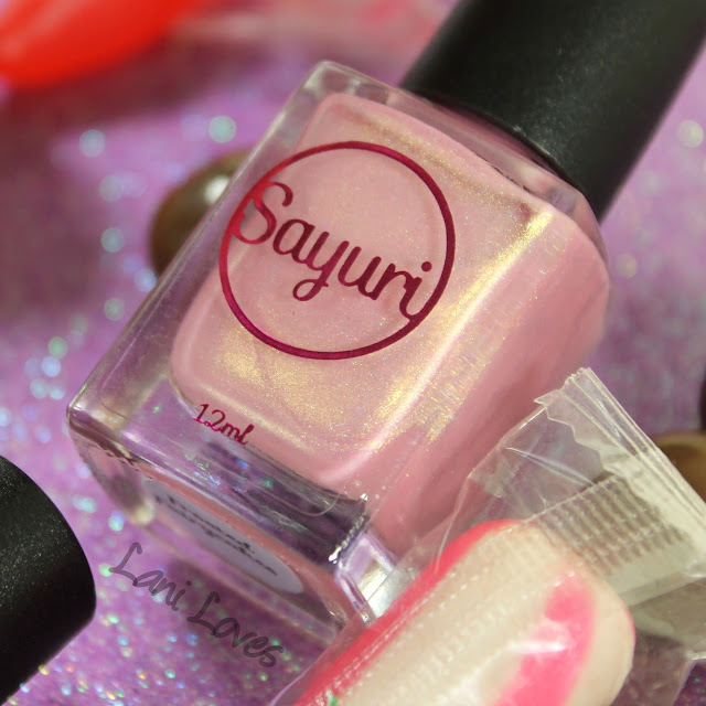 Sayuri Nail Lacquer - Frosted Fairycakes nail polish swatches & review