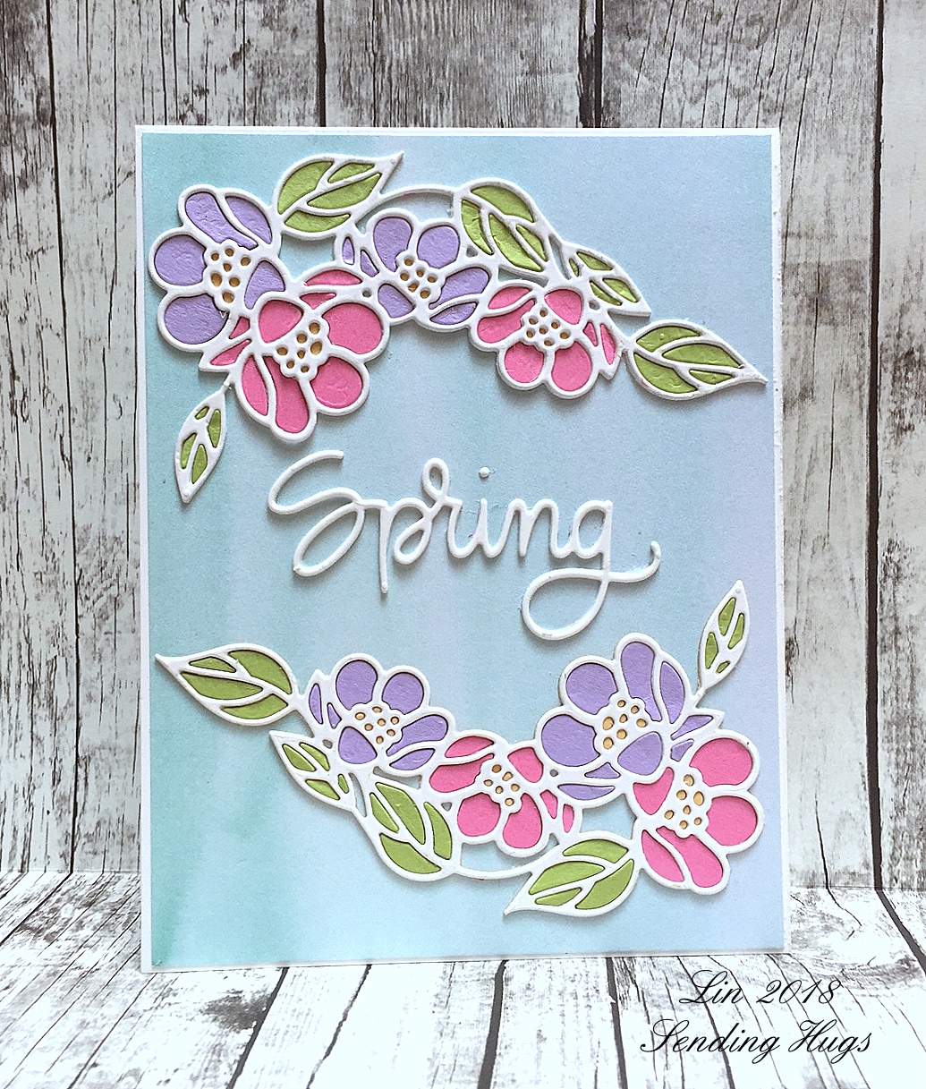 Sending Hugs: Spring Flower Clusters