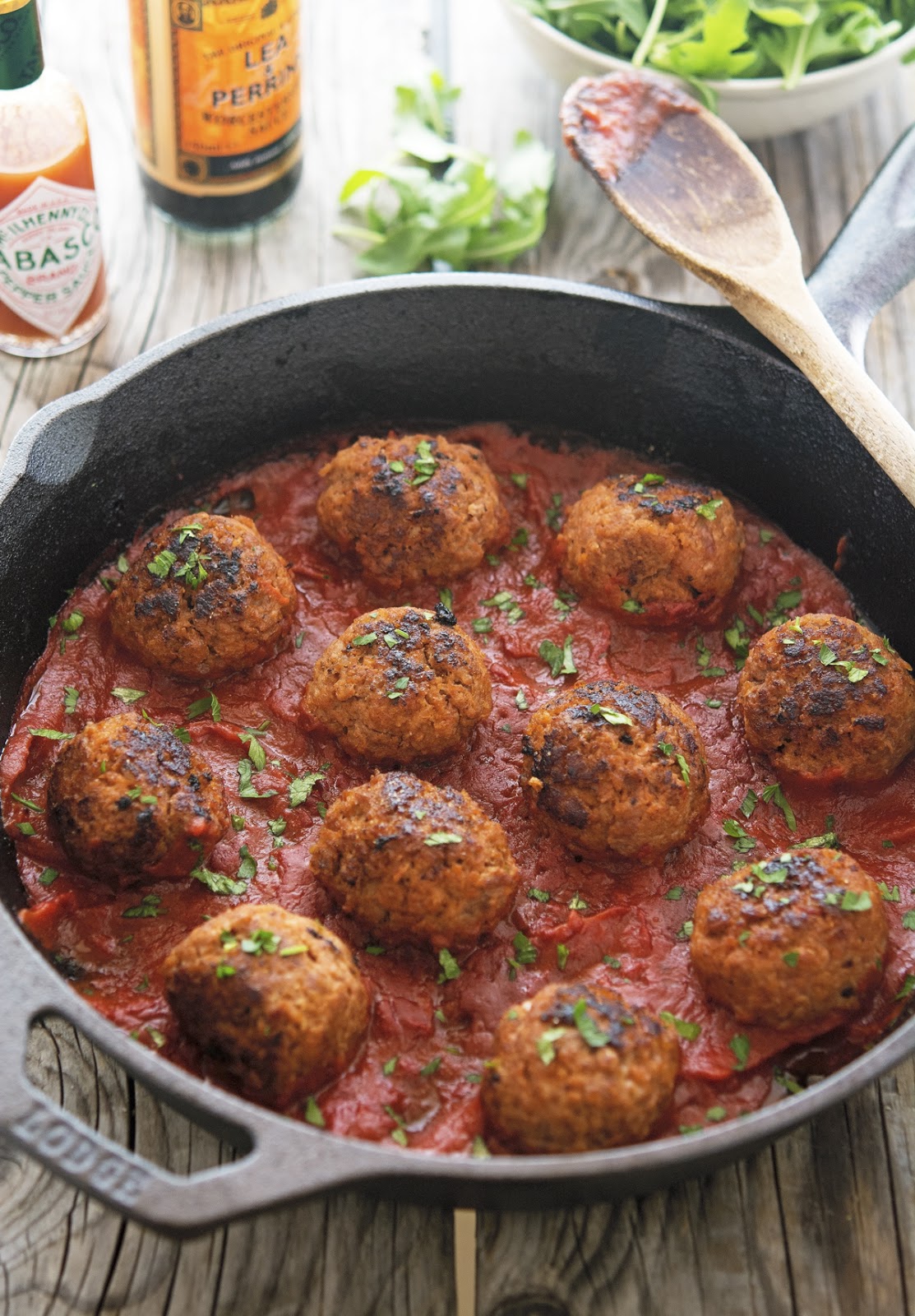 Bloody Mary Meatballs