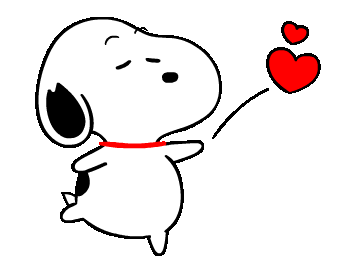 ゆる～い♪スヌーピー オノマトペスタンプ
