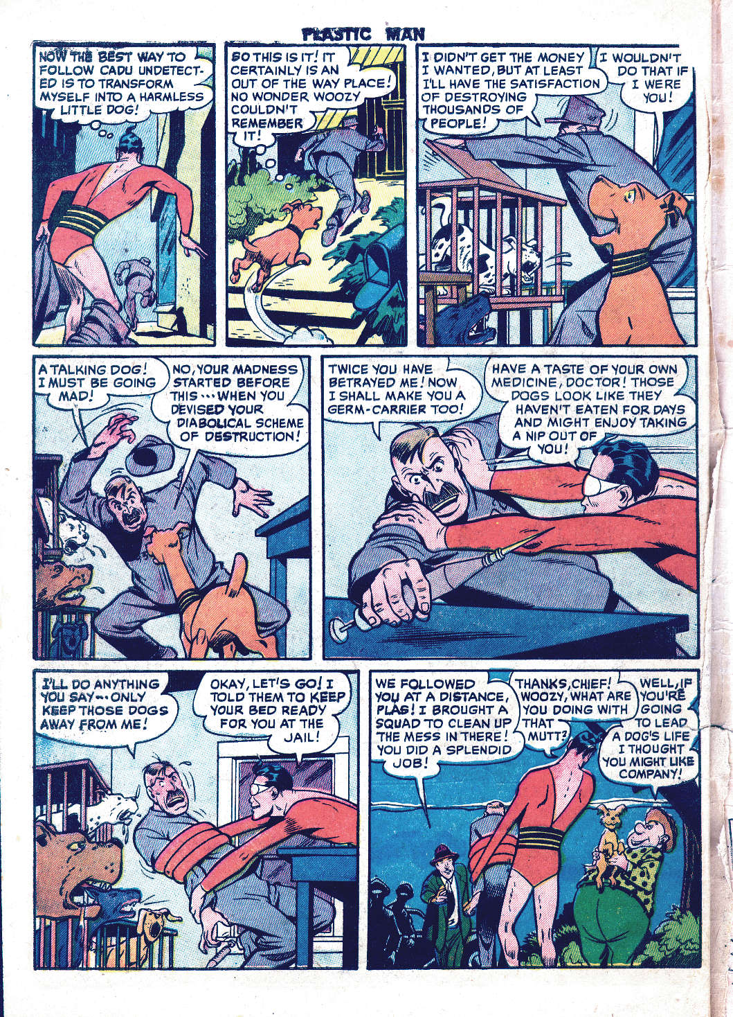 Read online Plastic Man (1943) comic -  Issue #49 - 32