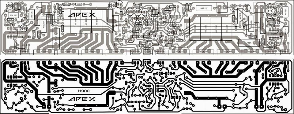 Terpopuler Pcb Power Apex H900, Skema Pcb