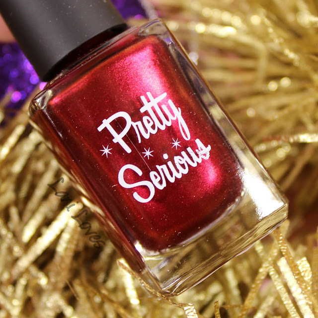 Pretty Serious Velvet Bow nail polish swatches & review