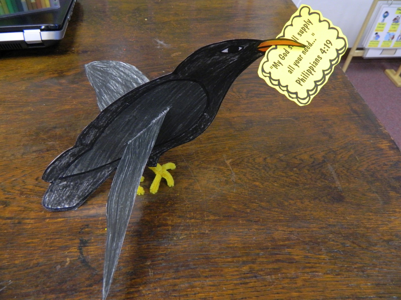 Hands On Bible Teacher The Ravens Fed Elijah (GOD WILL PROVIDE!)