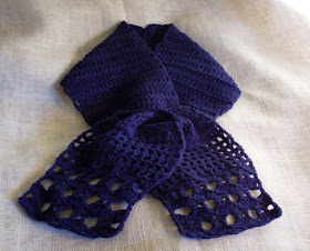 Craftybegonia: Sapphire Lace Scarflet