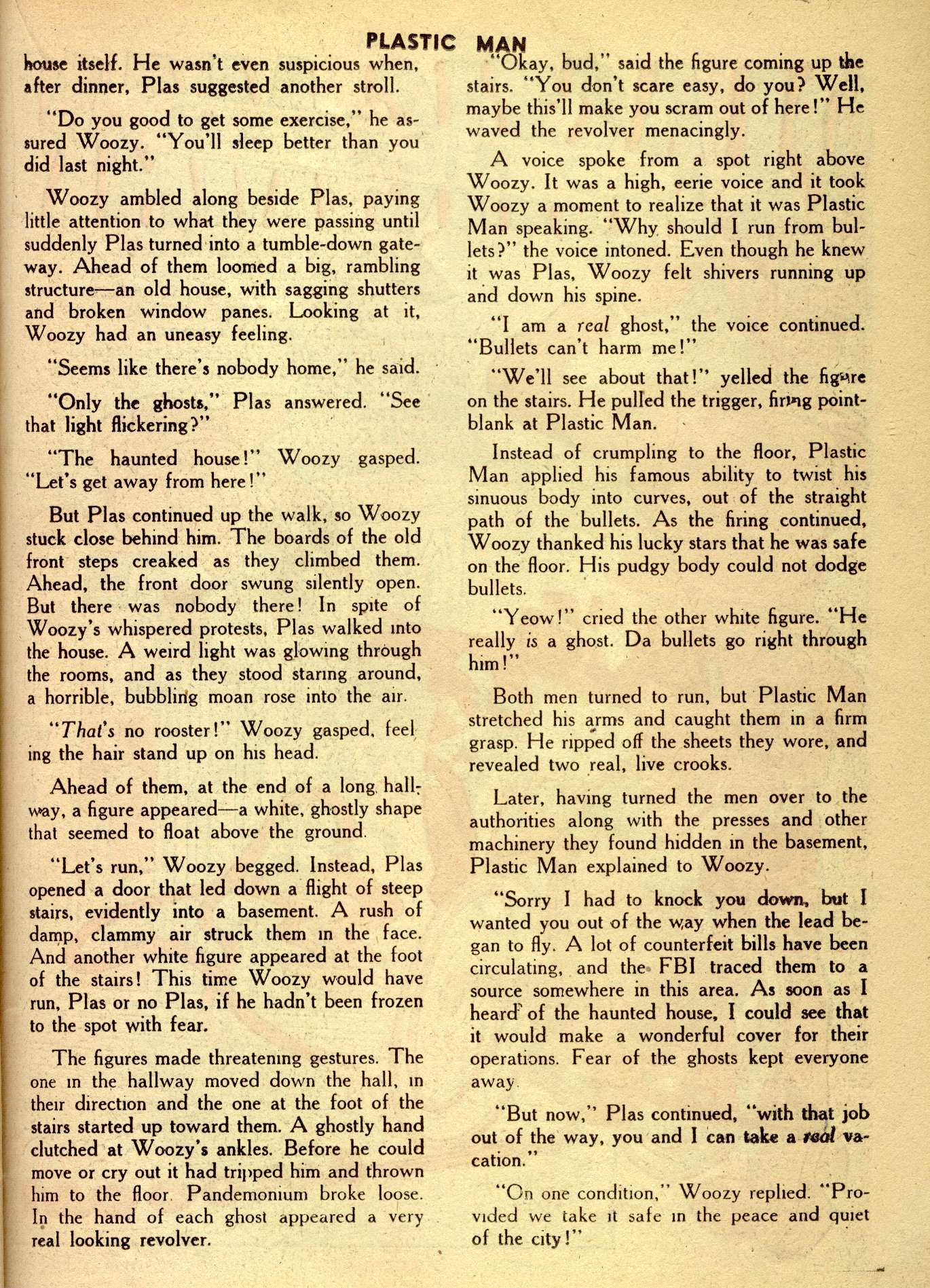 Read online Plastic Man (1943) comic -  Issue #14 - 35