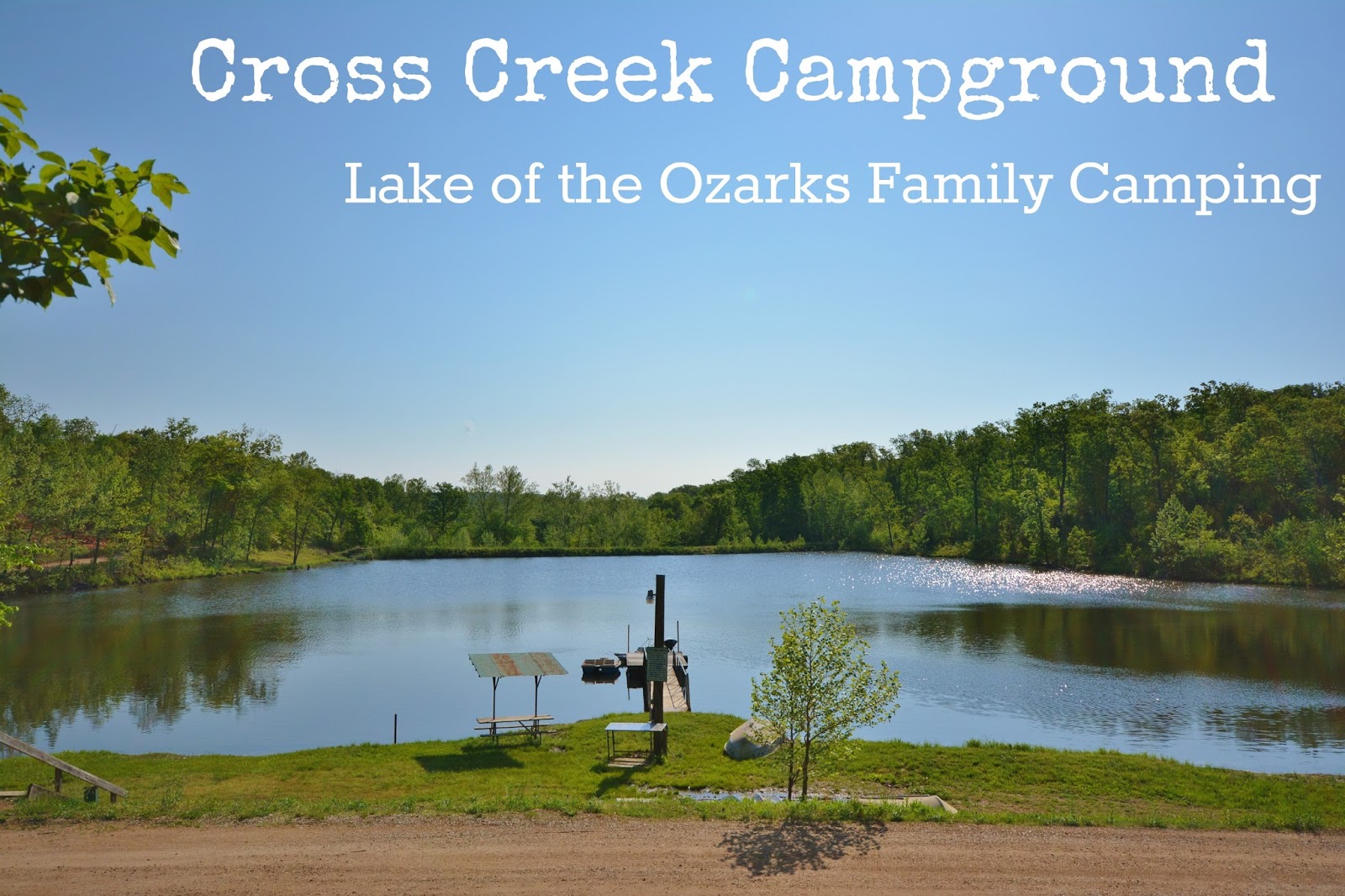 Cross Creek Campground is a great full service #camping location in Lake of the Ozarks, with loads of activities for kids. #familycamping #travel #70DayRoadTrip