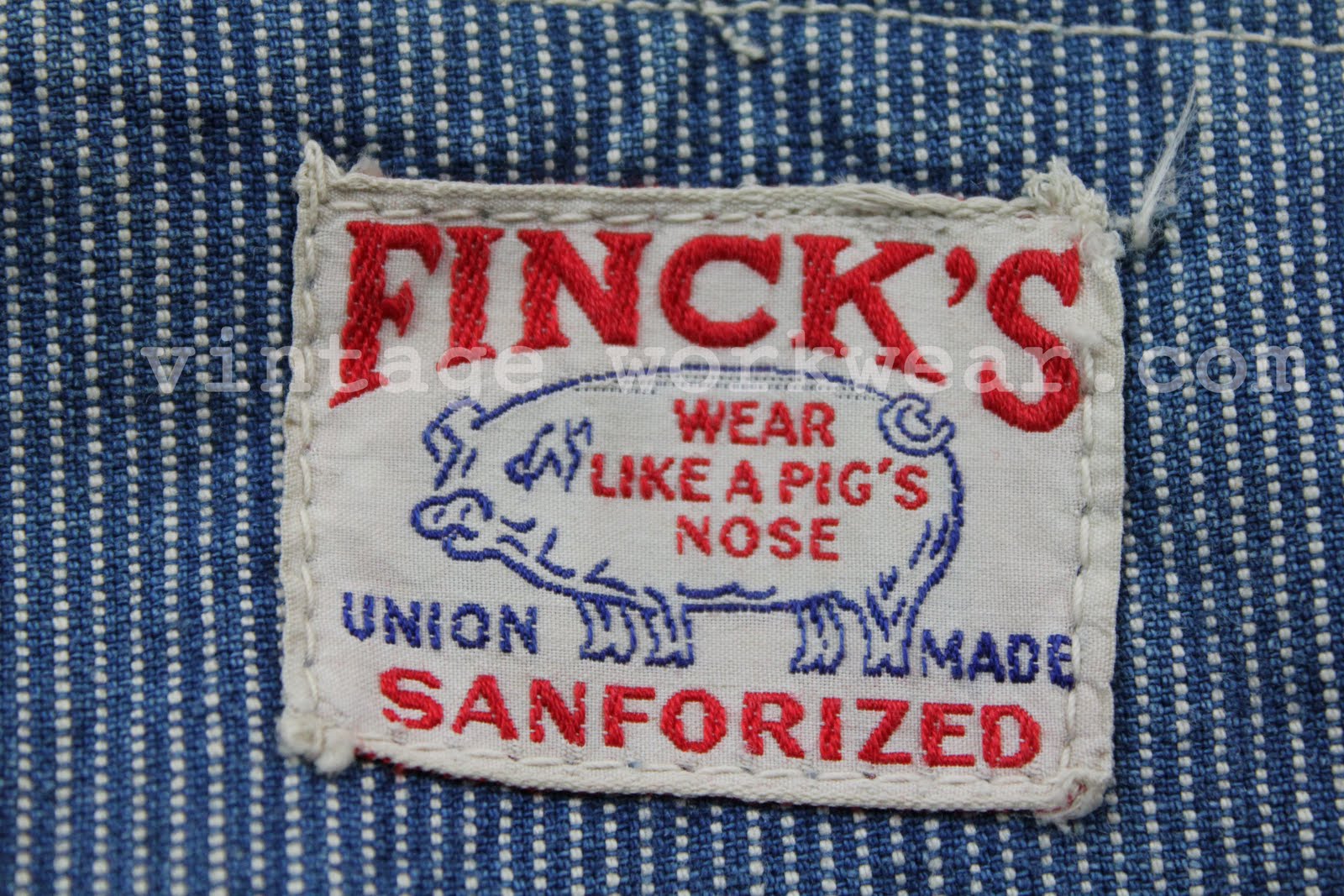 vintage workwear: Vintage FINCK'S Chore Jacket and Overalls 
