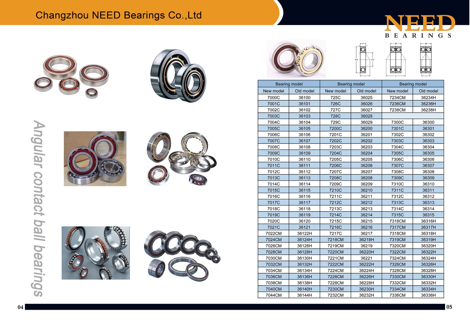 deep groove ball bearing VTAA19Z4 bearing