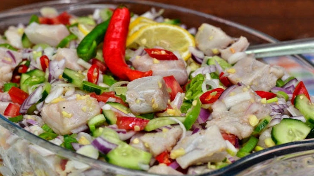 Fish Kinilaw Appetizer (Raw Tuna Salad) FoodRecipesMall