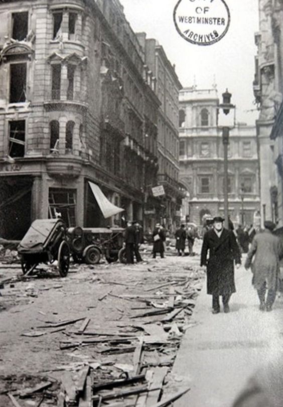 17 April 1941 worldwartwo.filminspector.com Westminster London Blitz damage