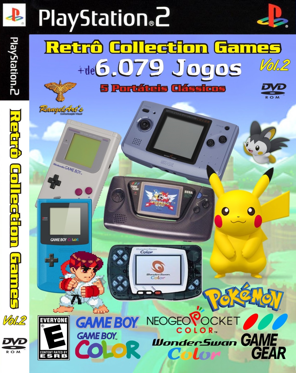 Nostalgia Collection +De 10Mil Jogos Retrô ISO PS2 Roms