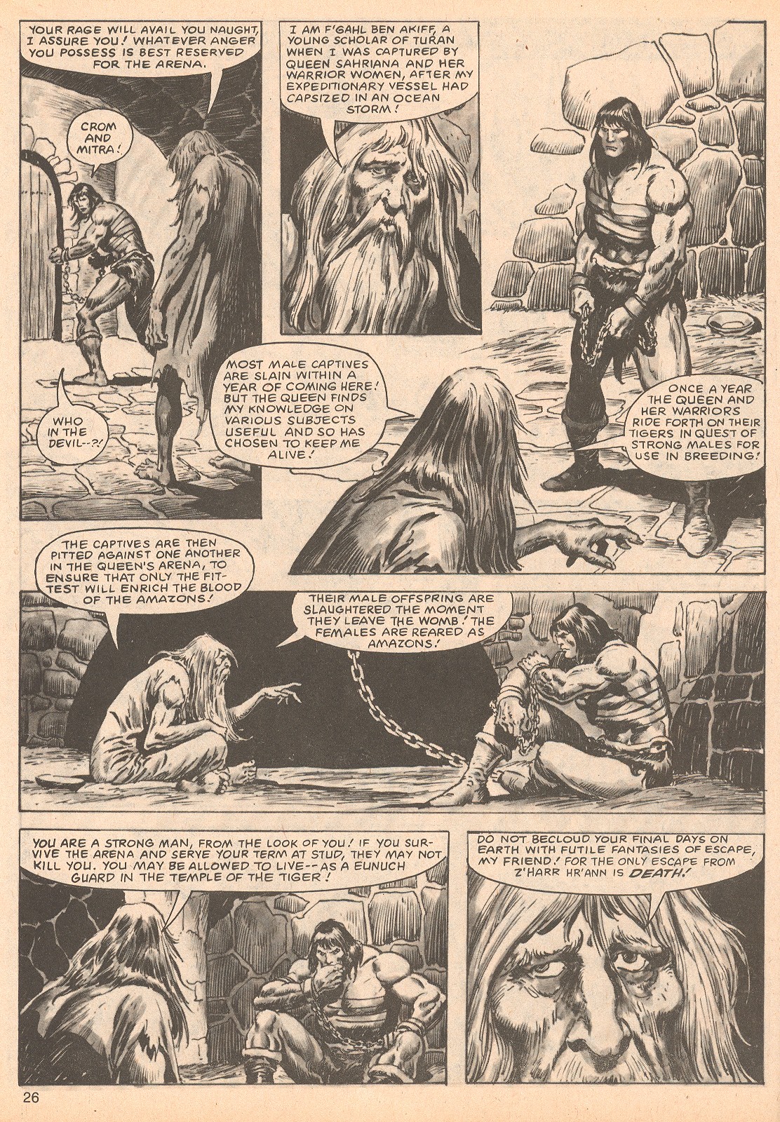 Read online The Savage Sword Of Conan comic -  Issue #62 - 26