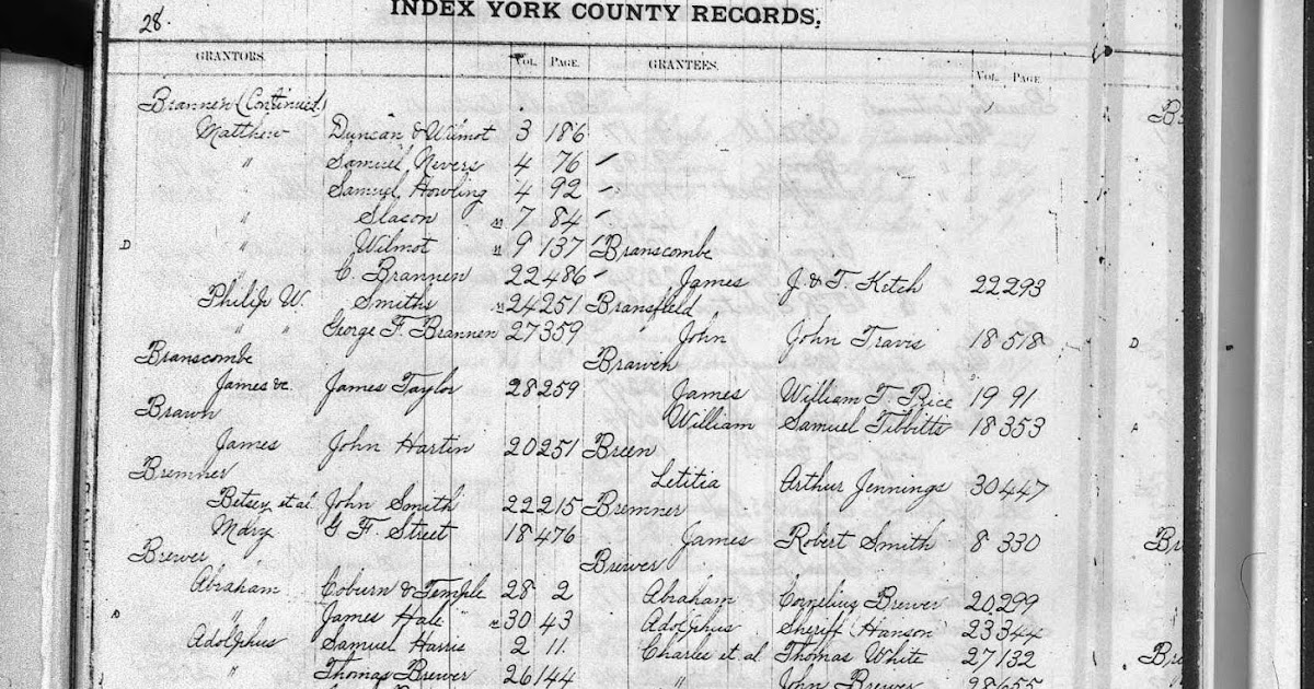 Brouwer Genealogy New Brunswick, County Deed Registry Books, 17801930