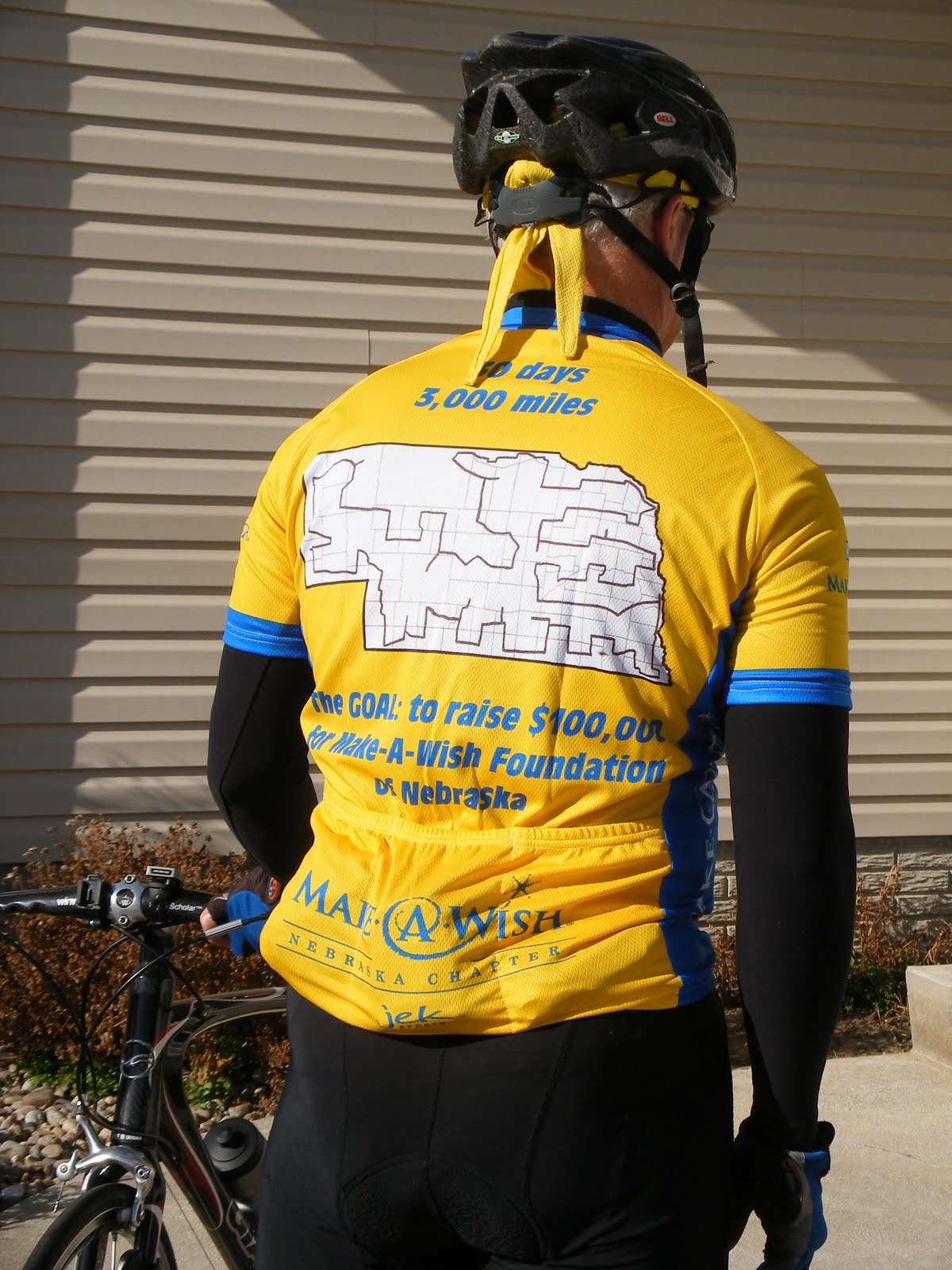 Mike's Ride for MakeAWish Foundation of Nebraska Home Story Behind
