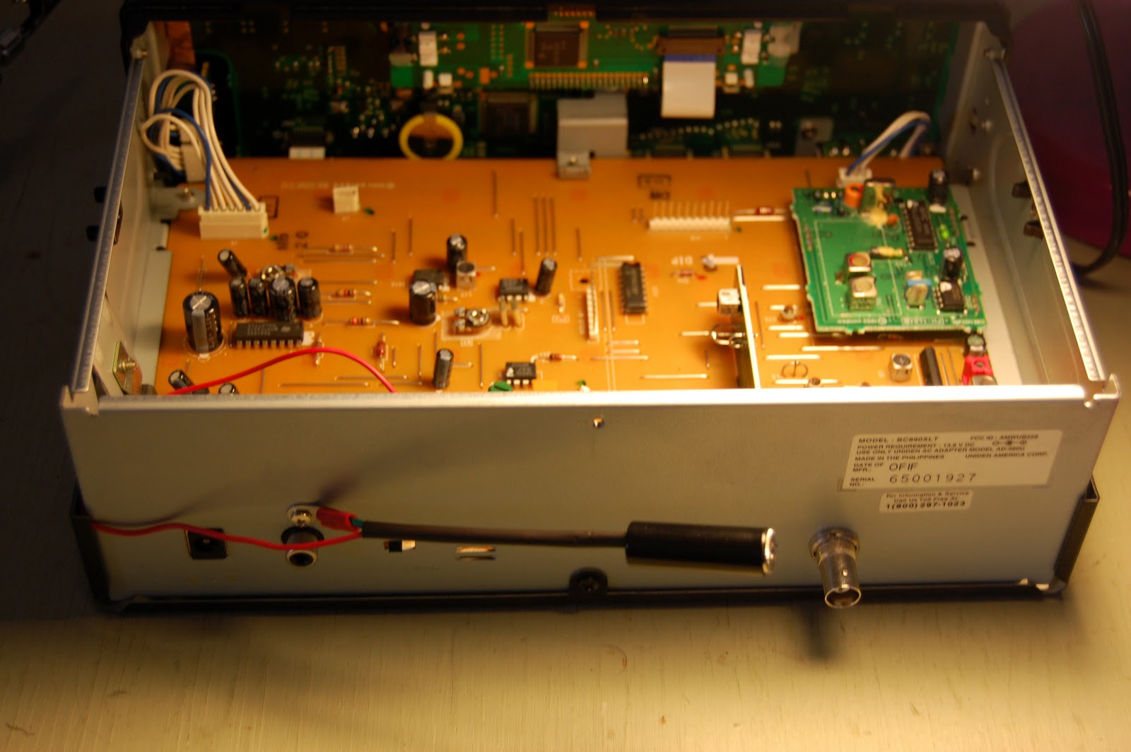 Utah Radio Uniden BC890XLT Discriminator Tap