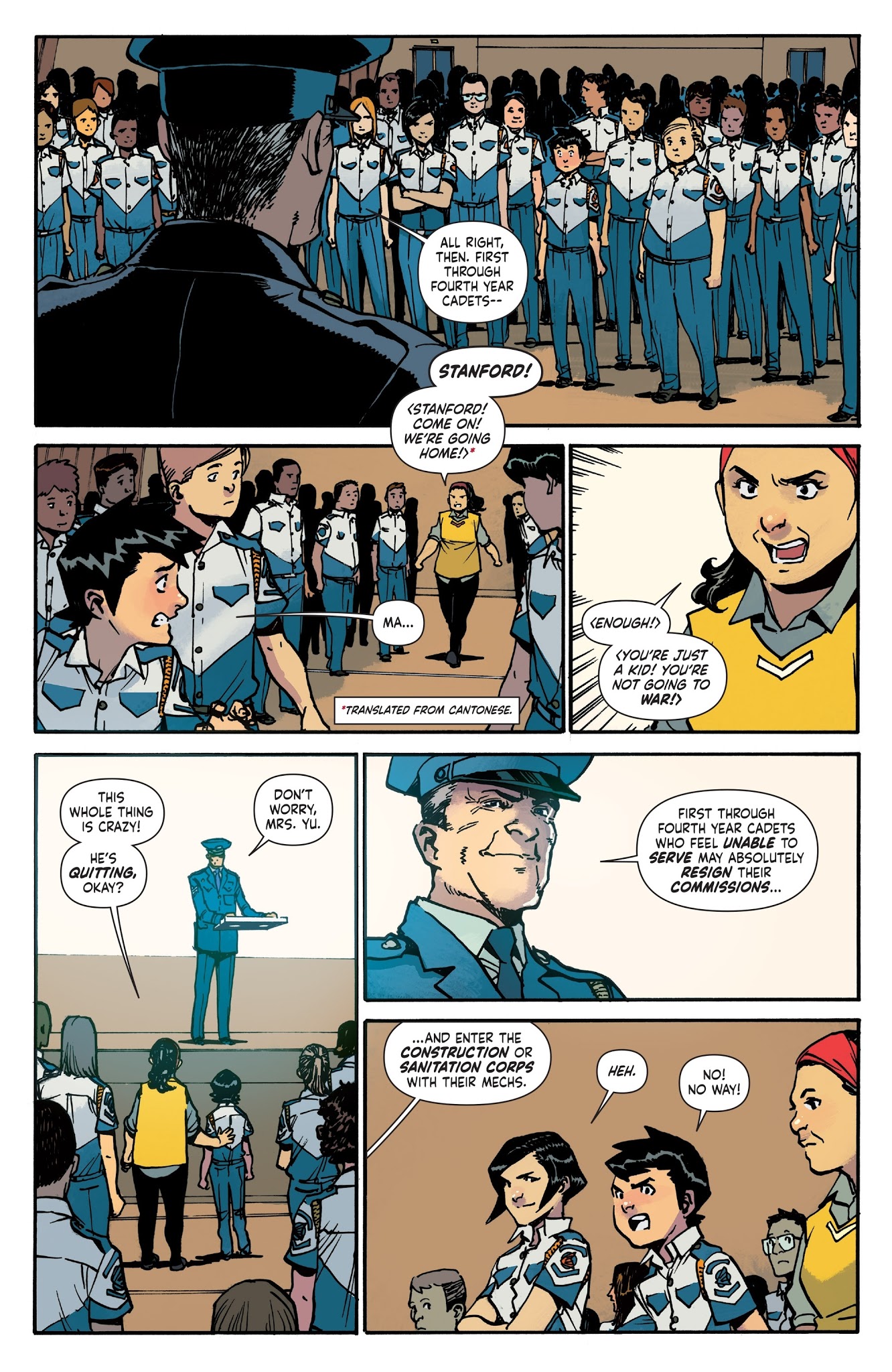 Read online Mech Cadet Yu comic -  Issue #3 - 5