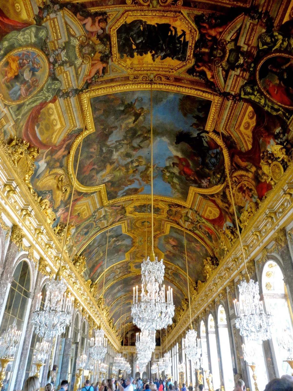 Interior of Chateau de Versailles, Paris