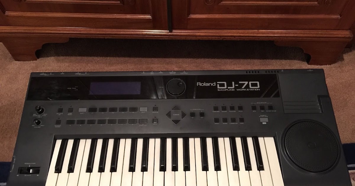 MATRIXSYNTH Roland DJ 70 Sampling Workstation Keyboard Synthesizer