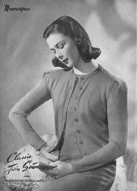 The Vintage Pattern Files: 1940s Knitting - Munrospun Knitting Book