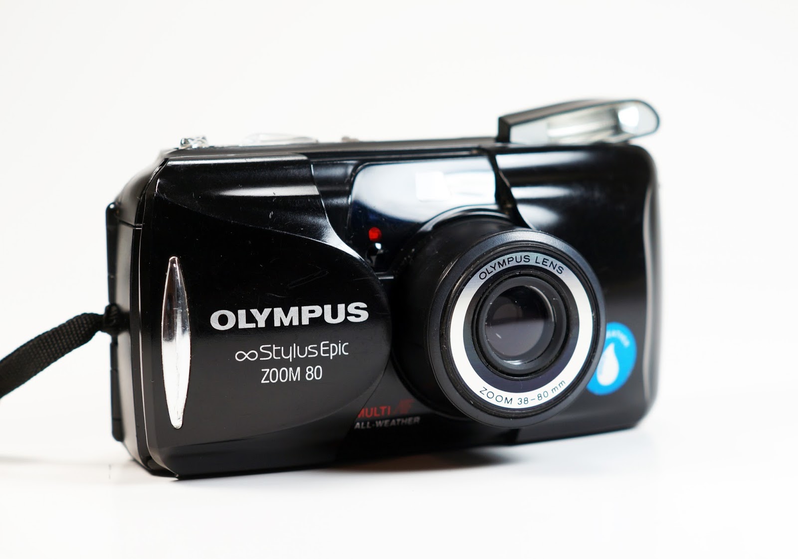 Olympus Infinity Stylus Epic Zoom 80 Film Camera 3580mm Black All Weather